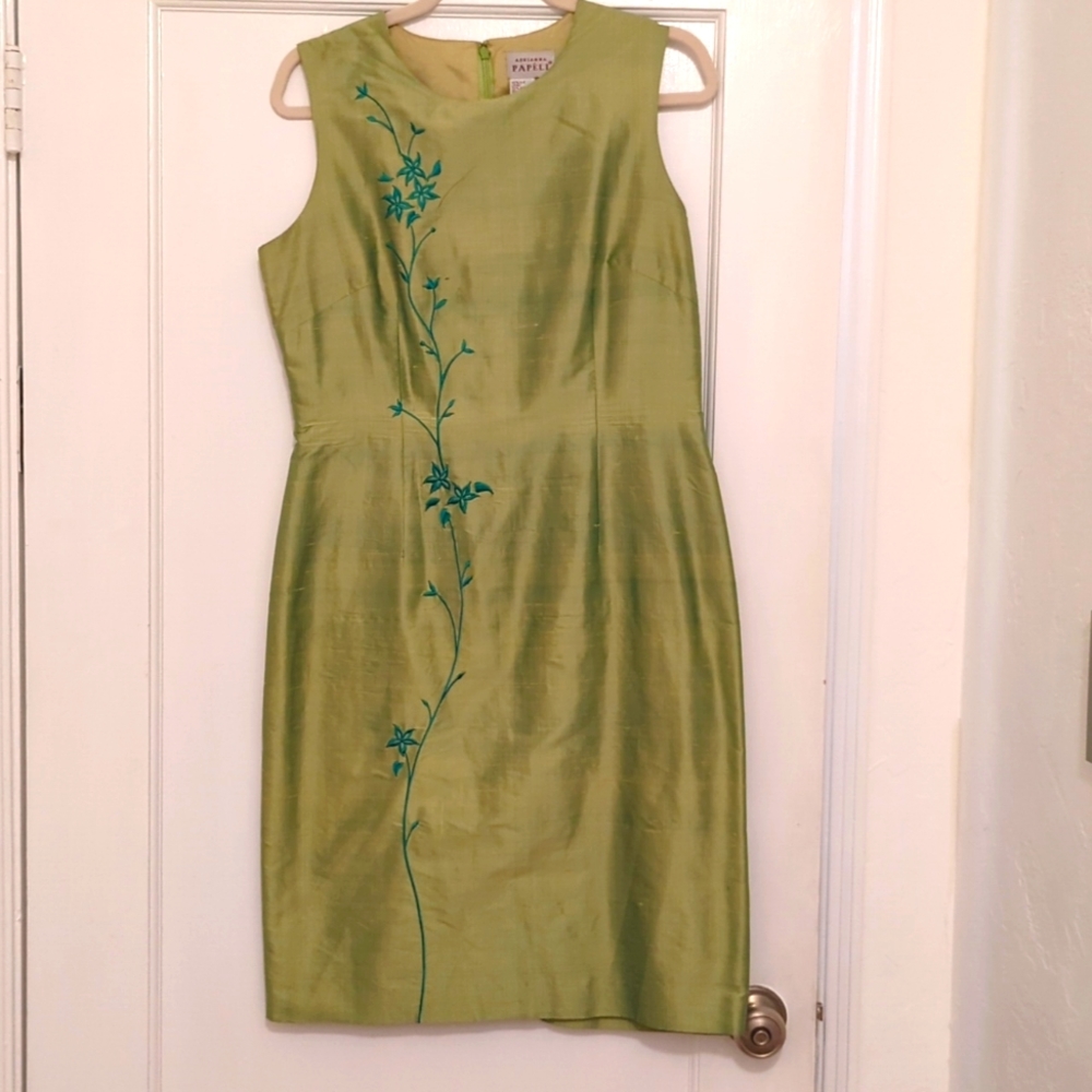 Silk sheath dress